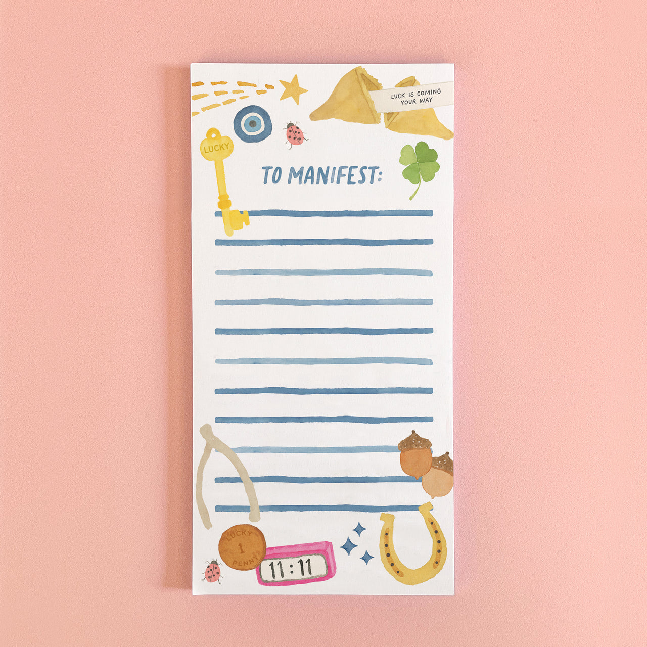 Good Luck Charm Manifesting Notepad by Gert & Co