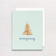 Driftwood Christmas Tree Greeting Card by Gert & Co