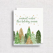 Warm Wishes Christmas Greeting Card by Gert & Co