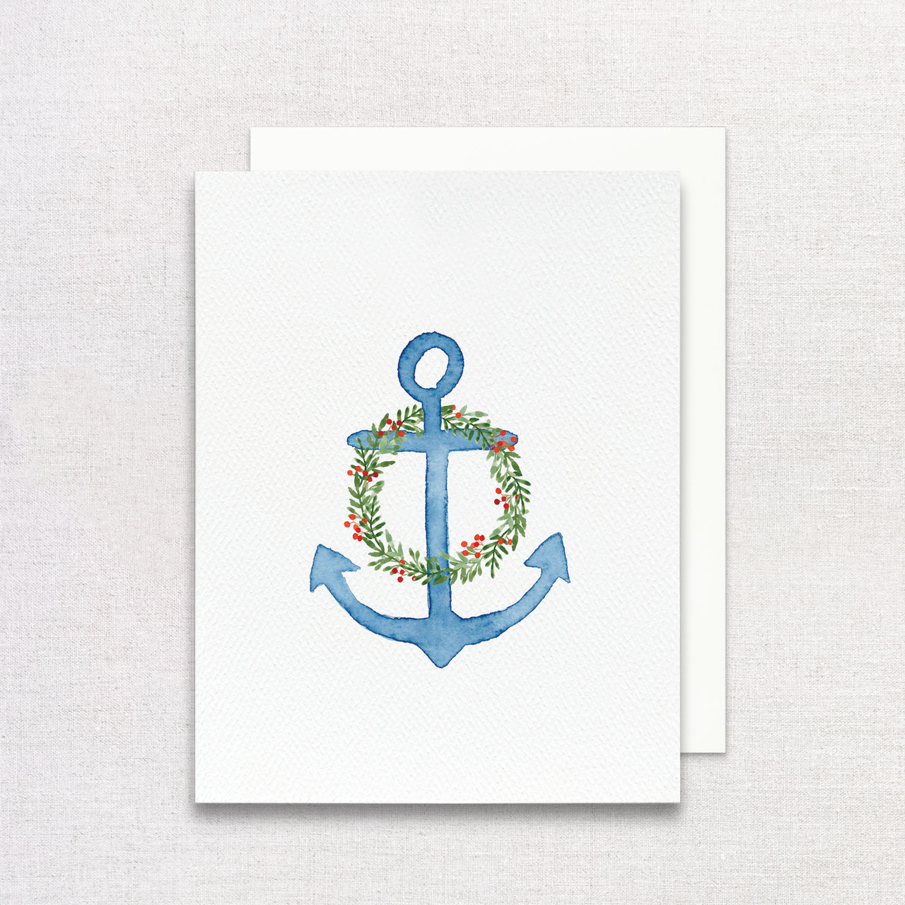 Holiday Anchor Greeting Card by Gert & Co