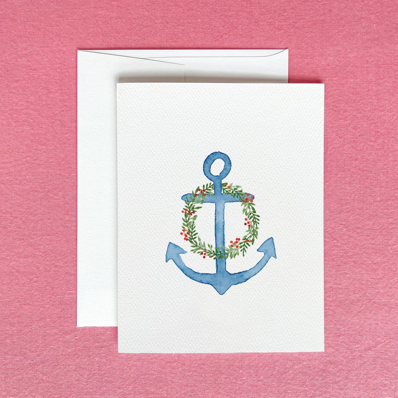 Holiday Anchor Greeting Card by Gert & Co