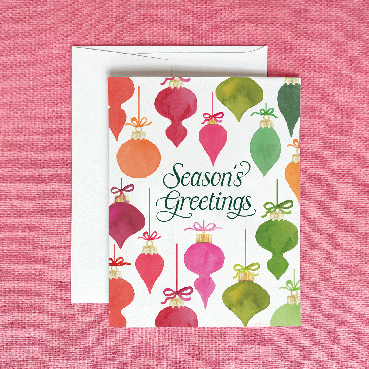 Retro Ornaments Christmas Greeting Card by Gert & Co