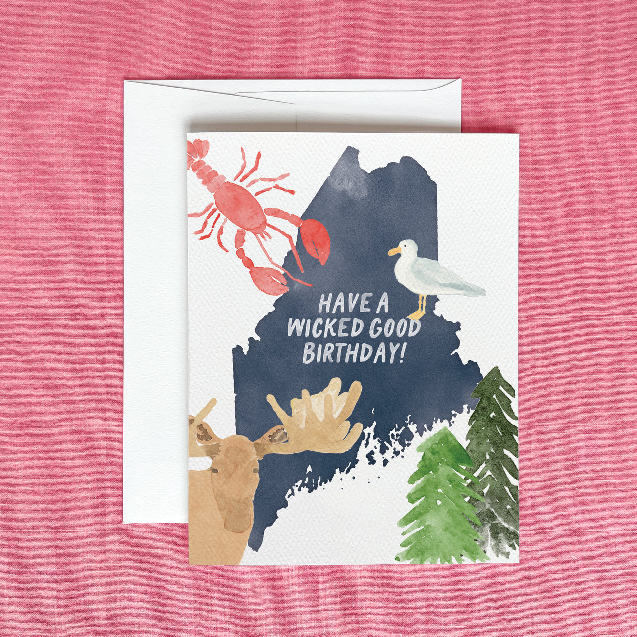 Have a Wicked Good Birthday Greeting Card by Gert & Co