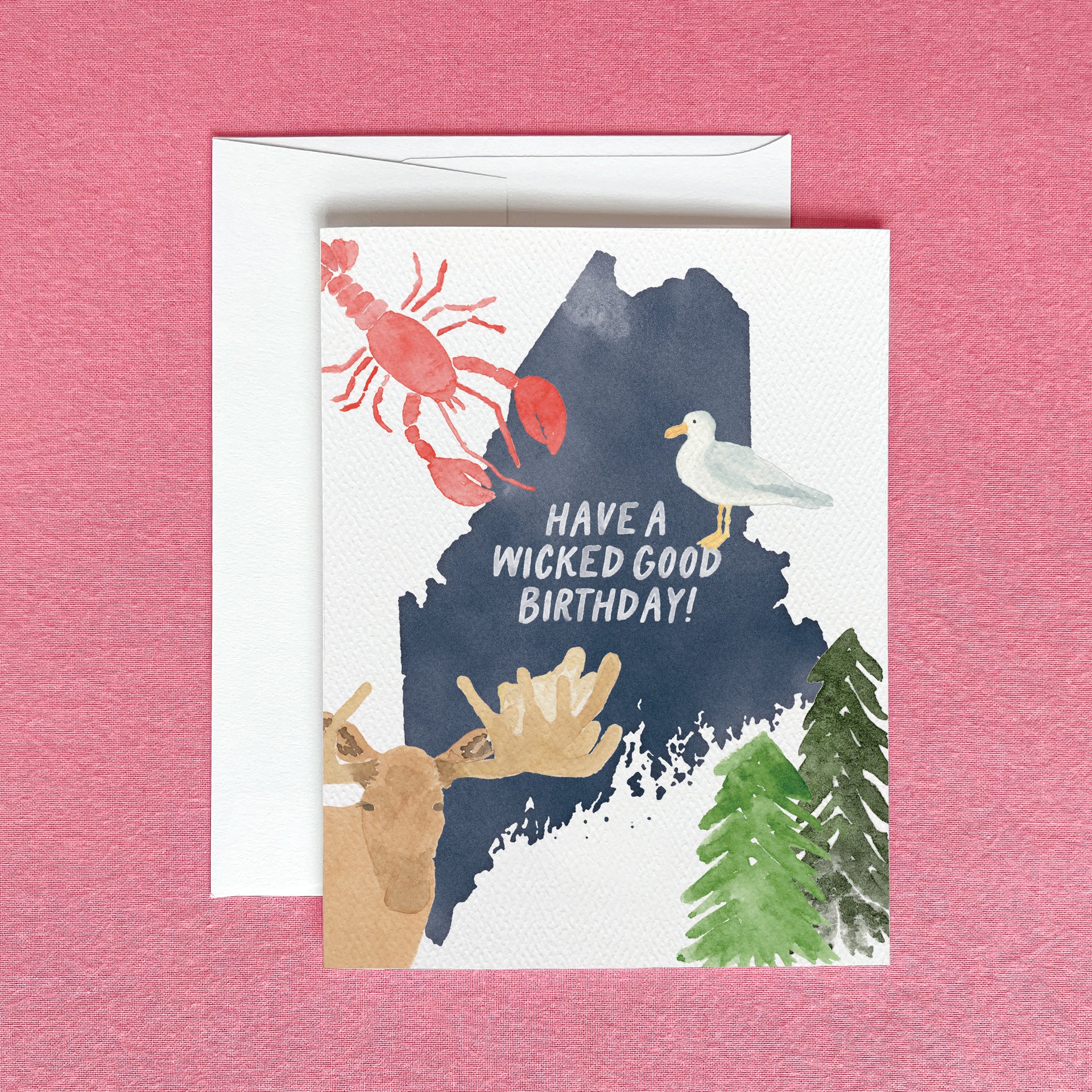 Have a Wicked Good Birthday Greeting Card by Gert & Co