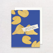 "What's the Best That Could Happen?" Fortune Cookie Greeting Card by Gert & Co