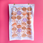 Bagels and Cream Cheese Tea Towel by Gert & Co