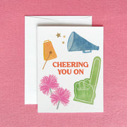 Cheering You On Greeting Card by Gert & Co