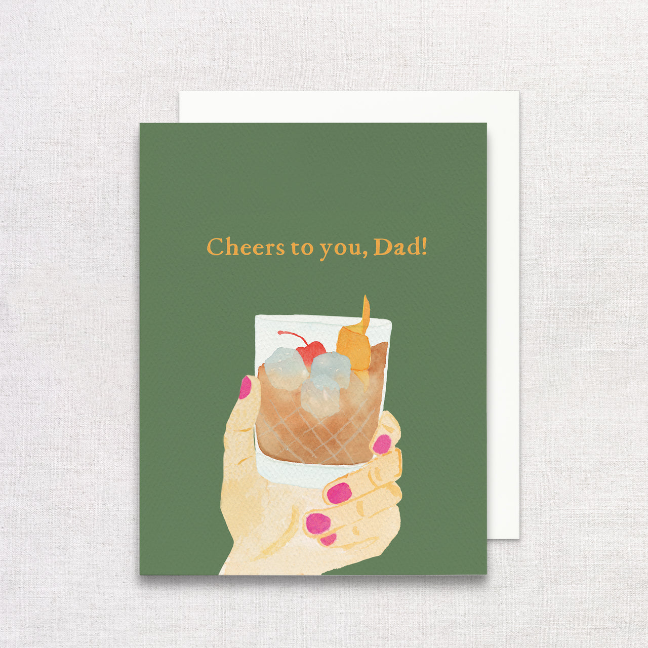 Cheers to You, Dad Greeting Card by Gert & Co