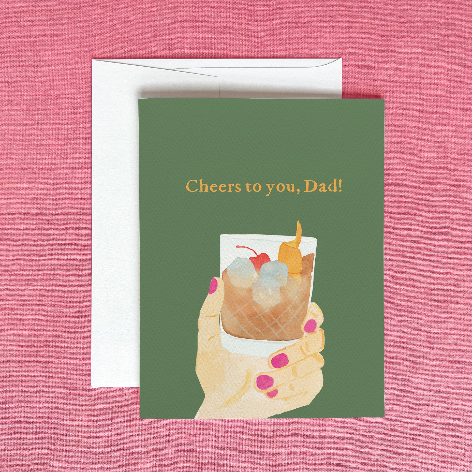 Cheers to You, Dad Greeting Card by Gert & Co