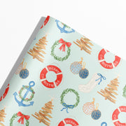 Coastal Christmas Gift Wrap by Gert & Co