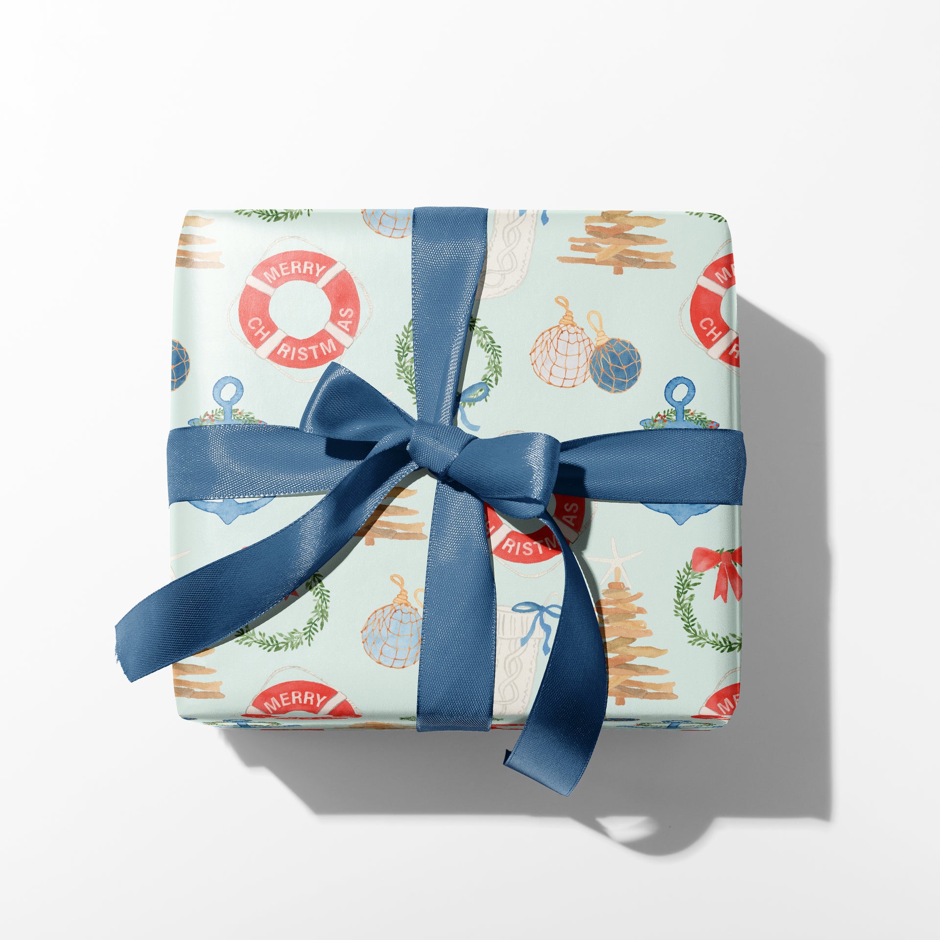 Coastal Christmas Gift Wrap by Gert & Co