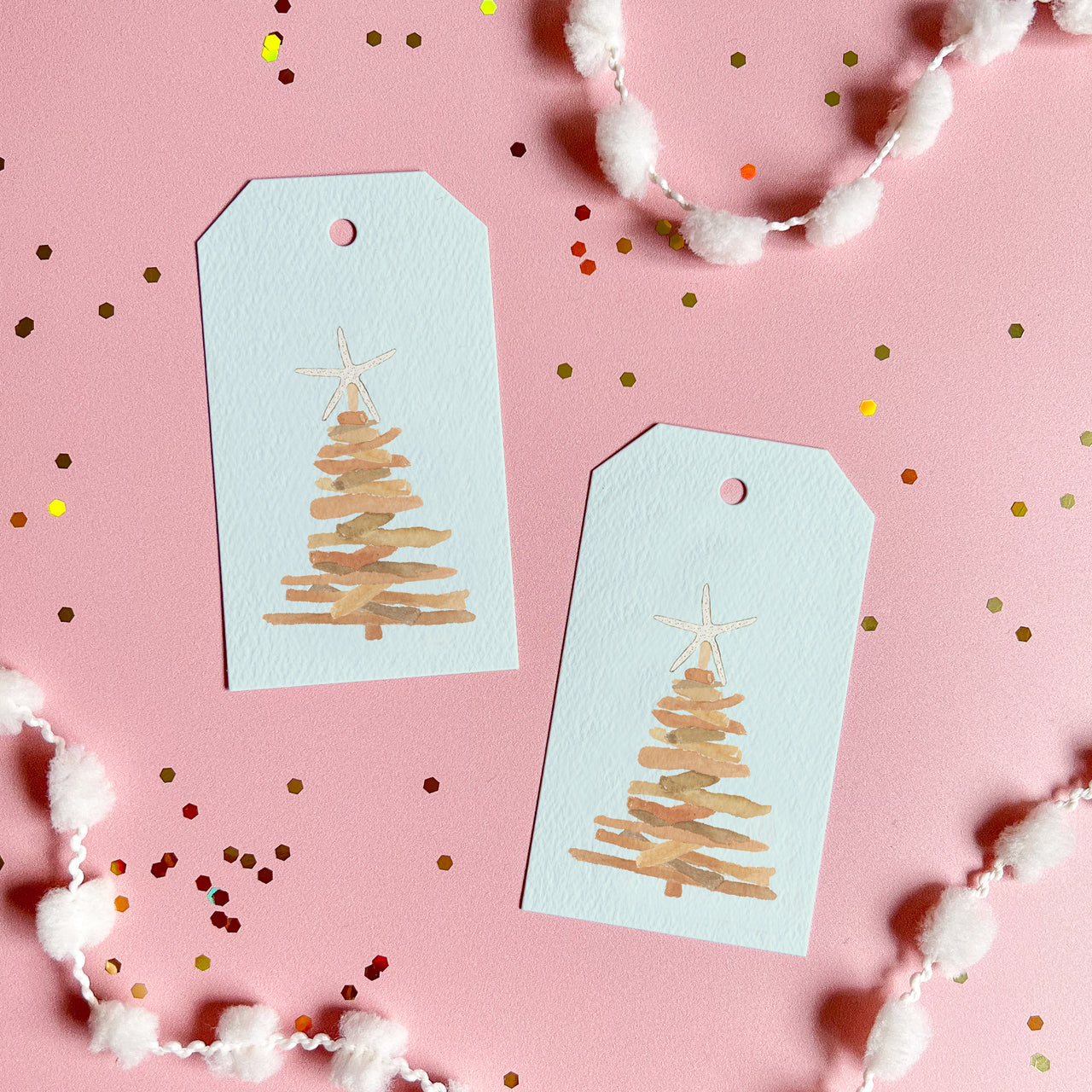 Driftwood Christmas Tree Gift Tags by Gert & Co