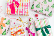 Pink Christmas Gift Wrap by Gert & Co