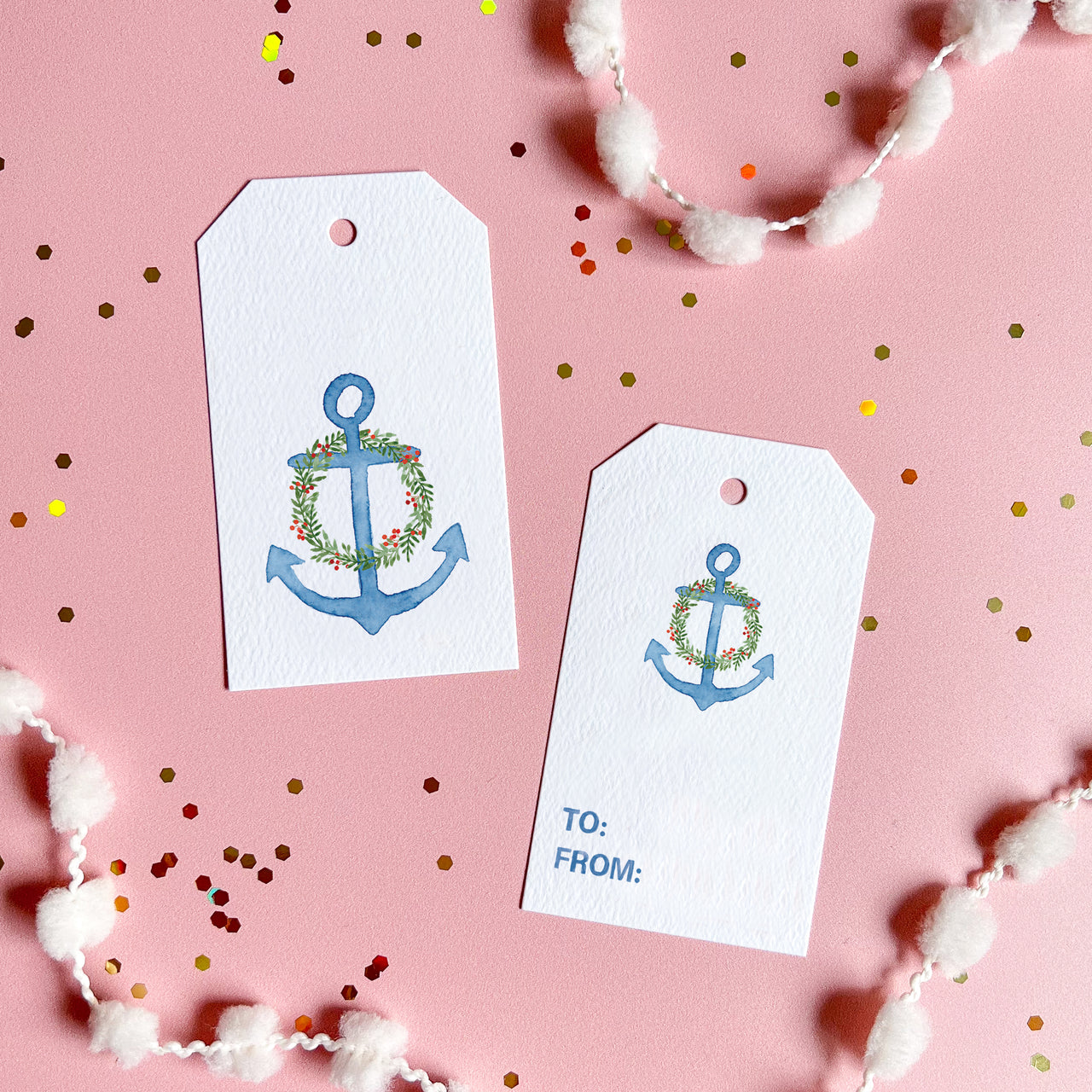 Holiday Anchor Gift Tags by Gert & Co