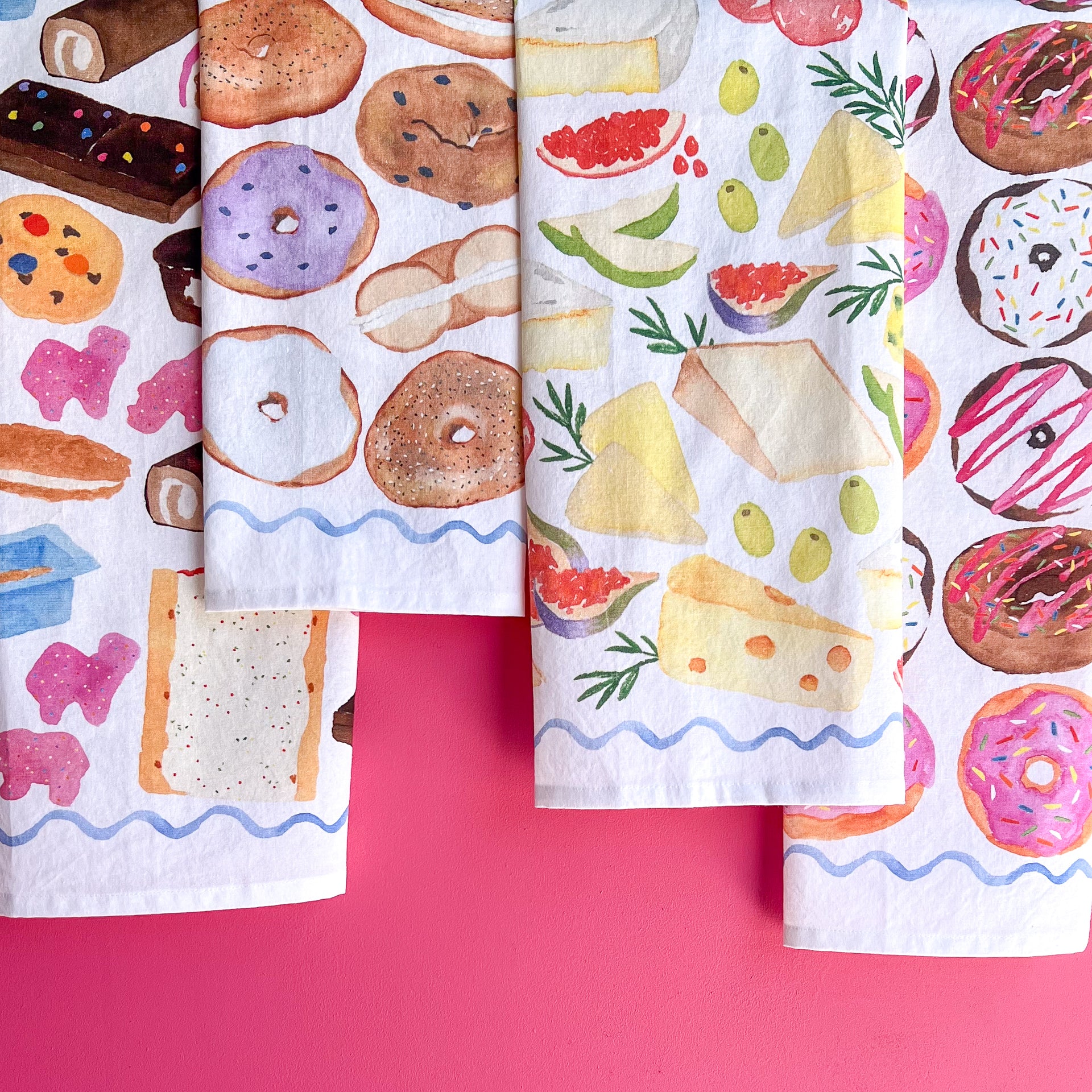 foodie tea towels by gert & co