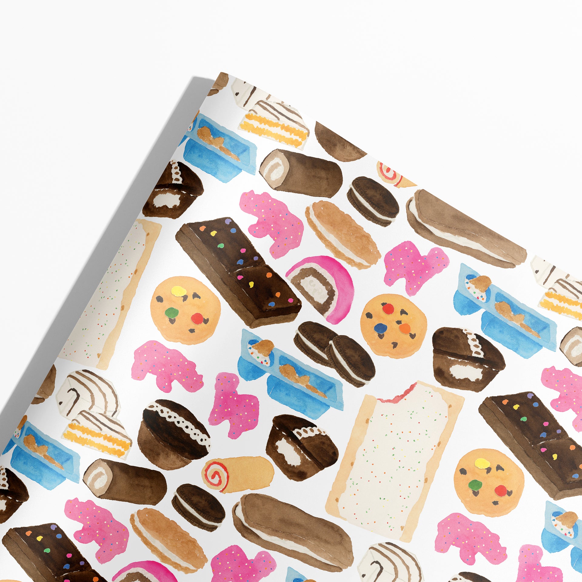 Nostalgic Junk Food Gift Wrap by Gert & Co