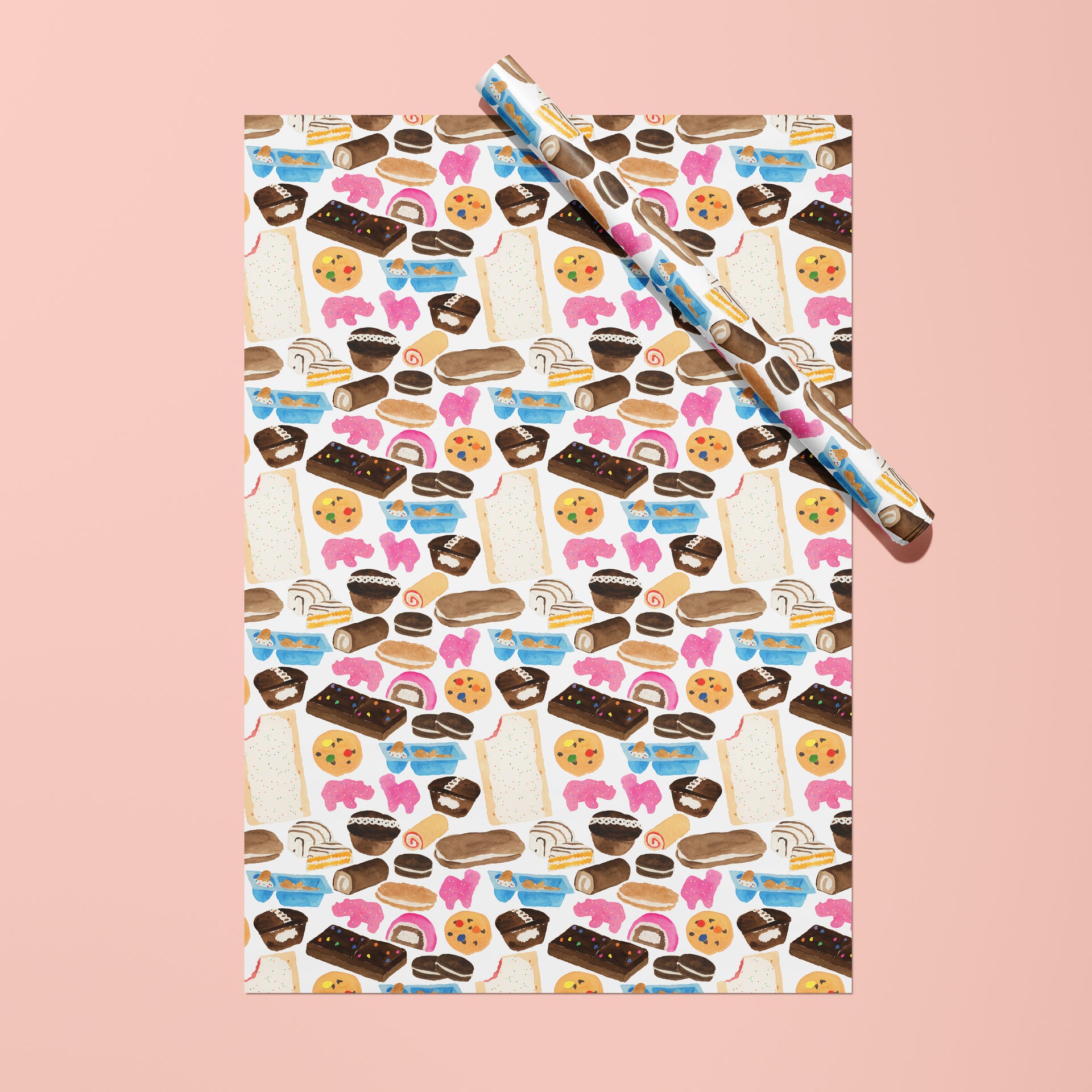 Junk Food Gift Wrap by Gert & Co