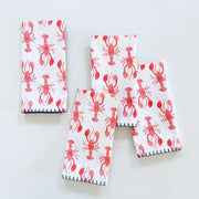 Lobster Print Cotton Napkins by Gert & Co