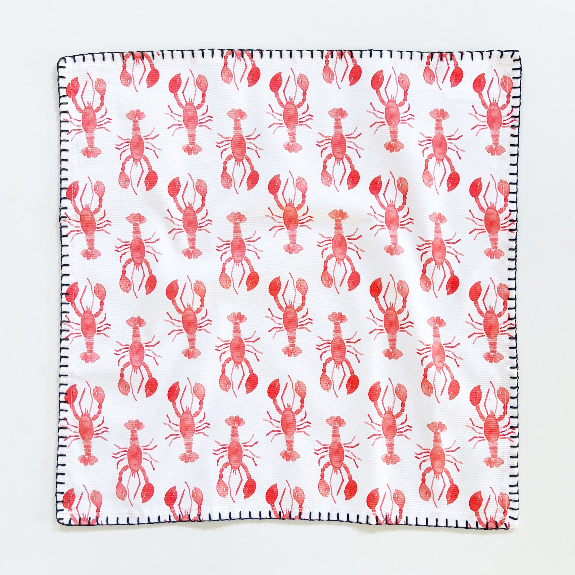 Lobster Print Cotton Napkin by Gert & Co