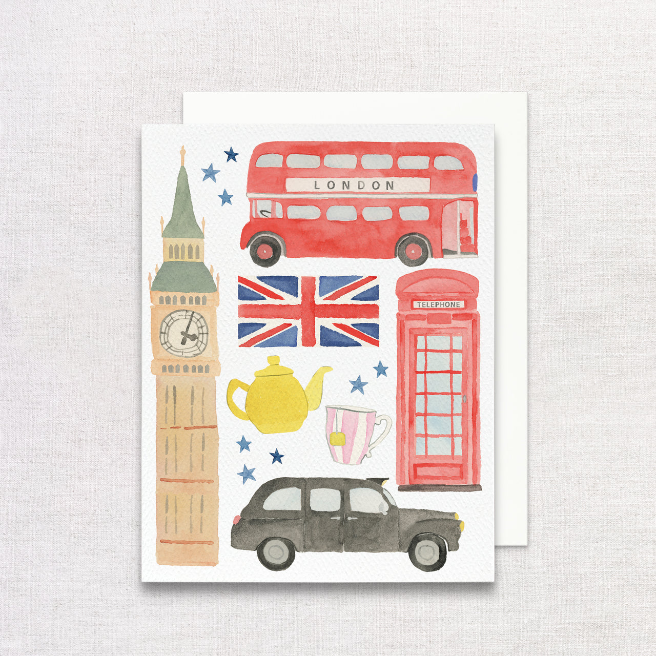 London Icons Greeting Card by Gert & Co