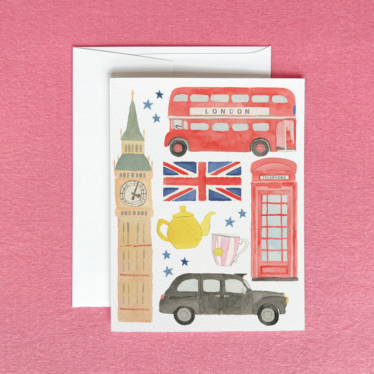 London Greeting Card by Gert & Co