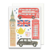 London Icons Greeting Card by Gert & Co