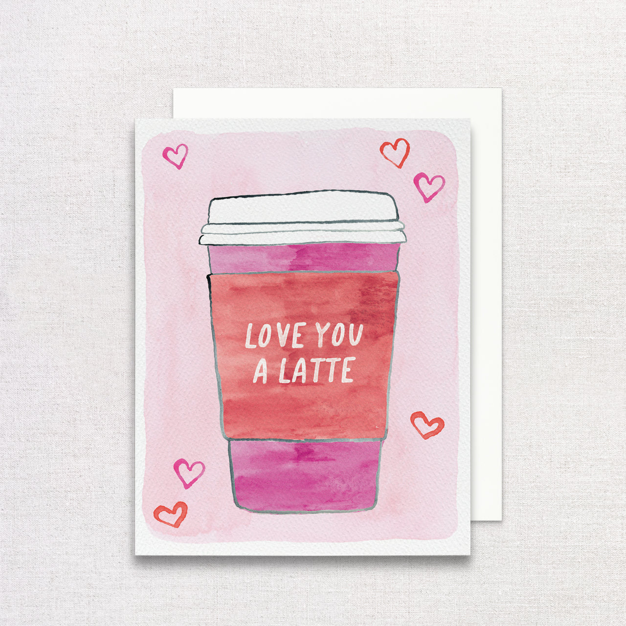 Love You A Latte Greeting Card by Gert & Co