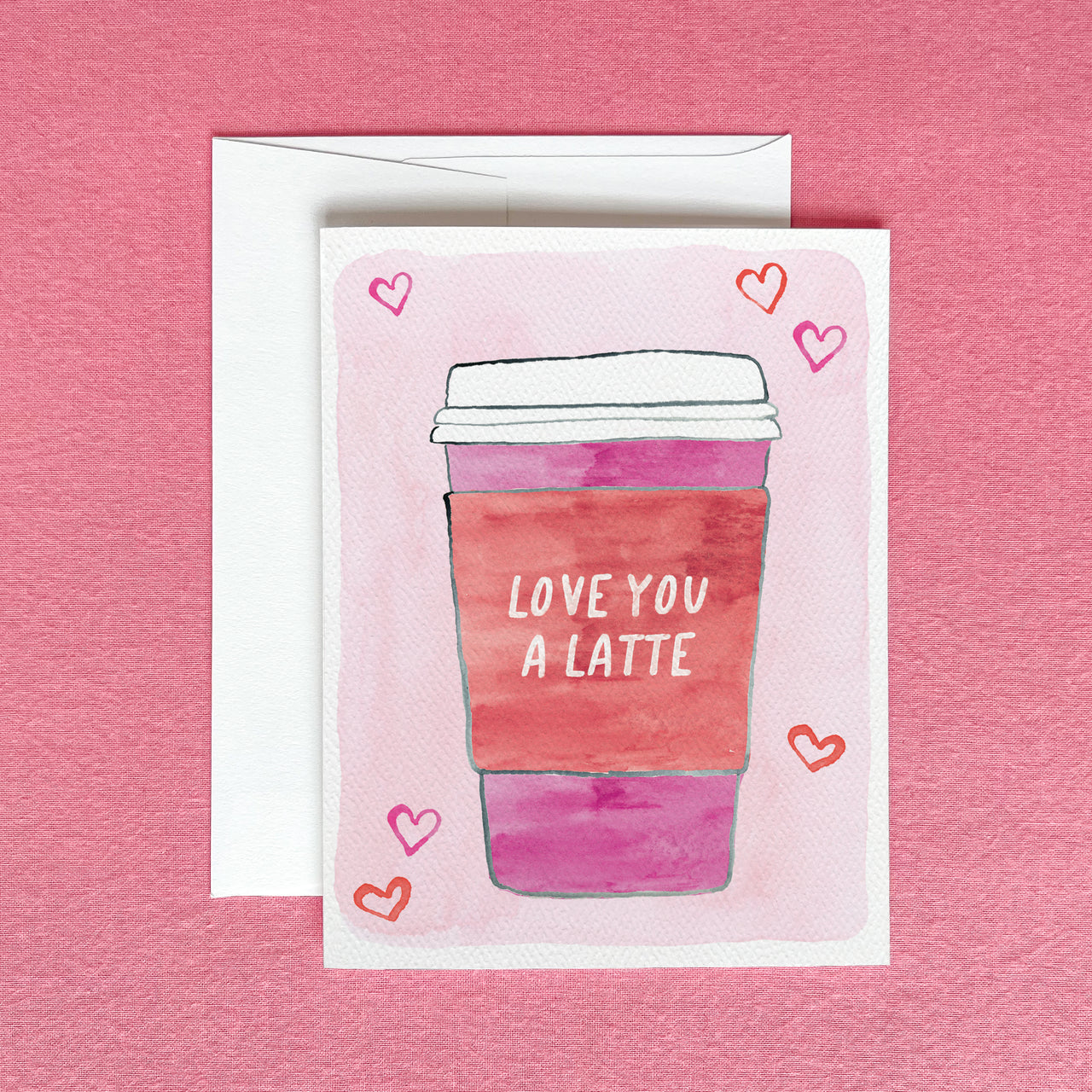 Love You A Latte Greeting Card by Gert & Co