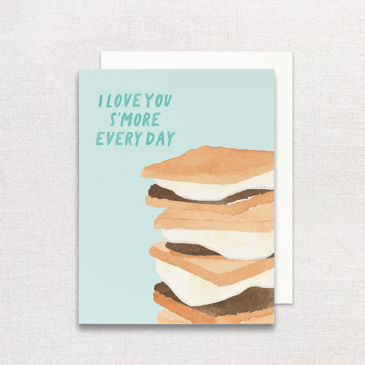 Love You S'more Every Day Greeting Card by Gert & Co