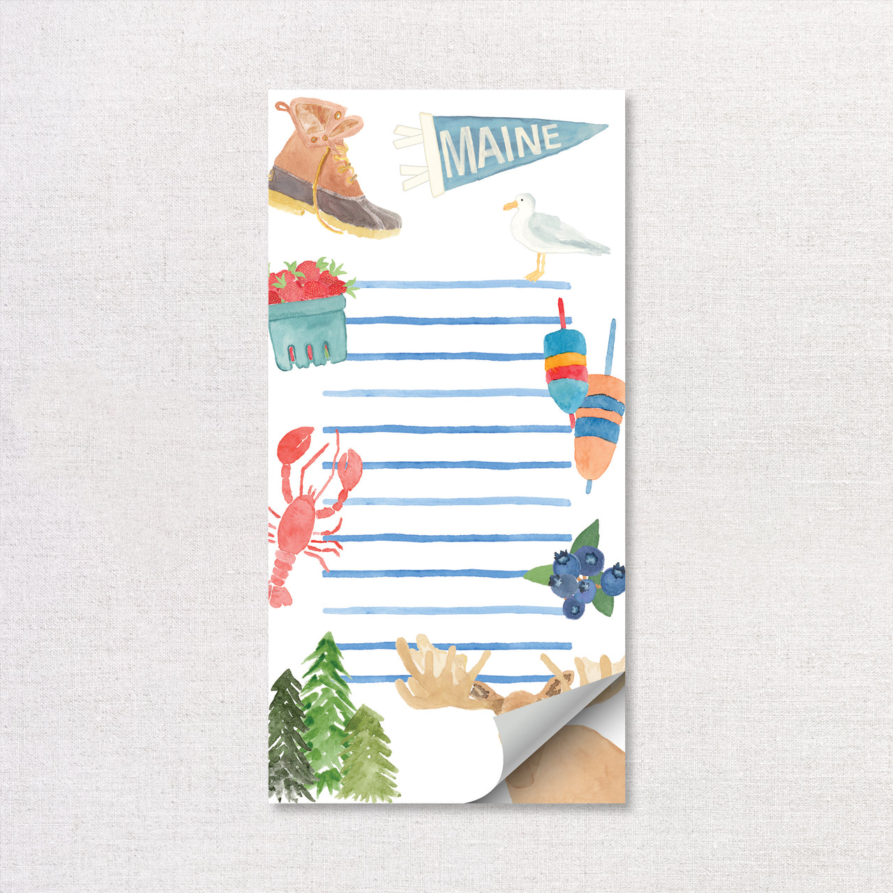 Maine Icons Notepad by Gert & Co