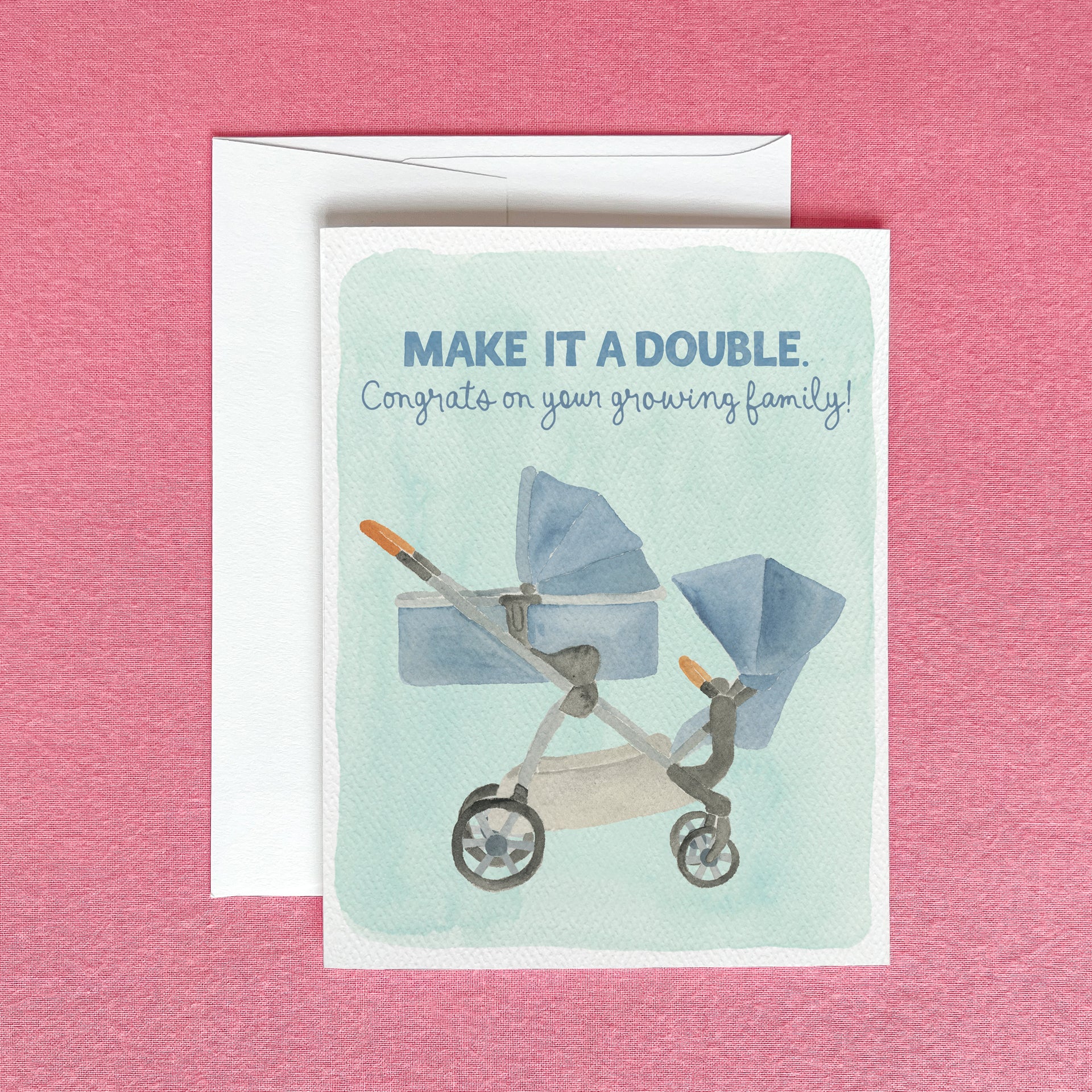 Make It a Double Greeting Card by Gert & Co