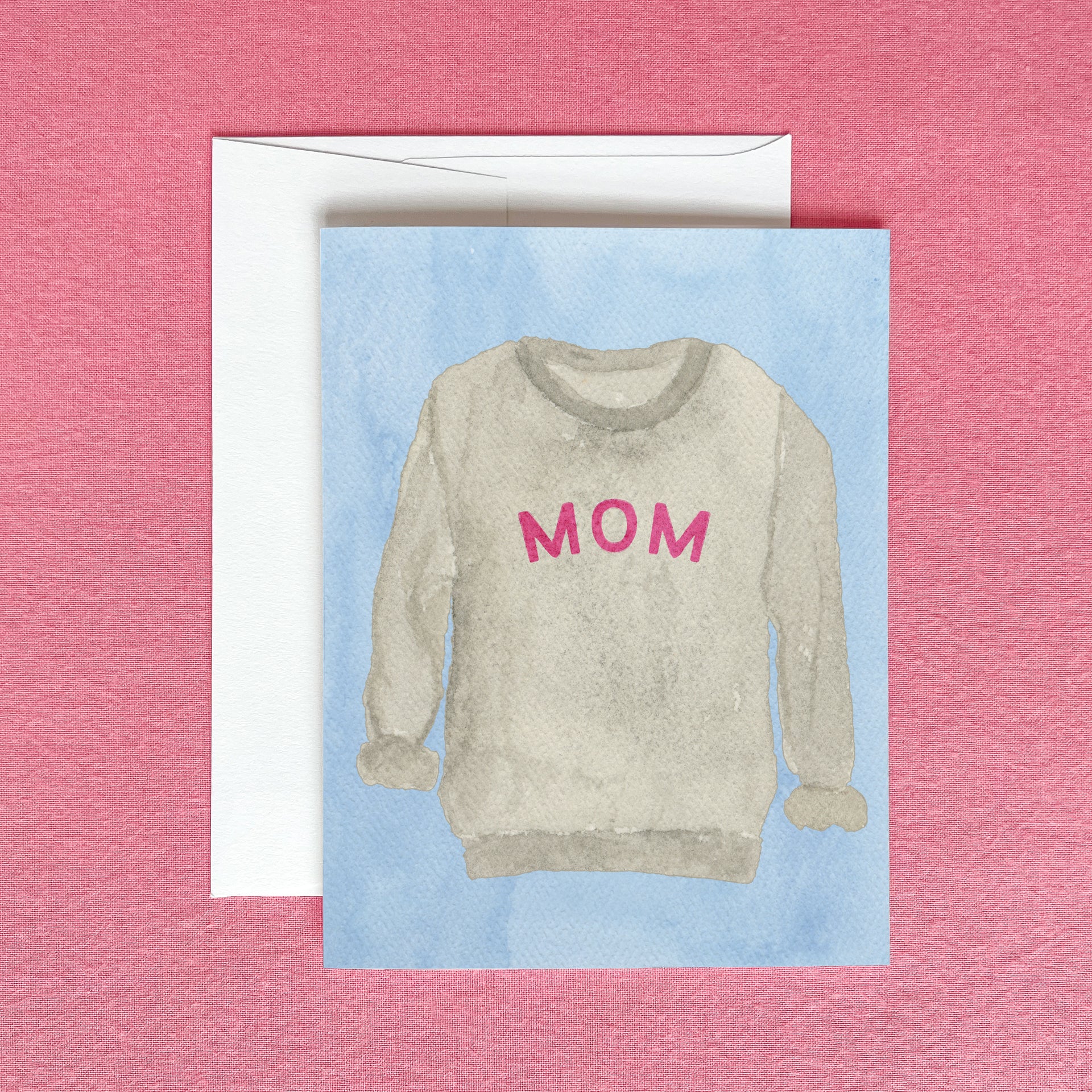 Mom Sweatshirt Greeting Card by Gert & Co