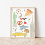 New York City Art Print by Gert & Co