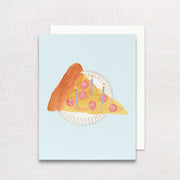 New York Pizza Slice Birthday Greeting Card by Gert & Co