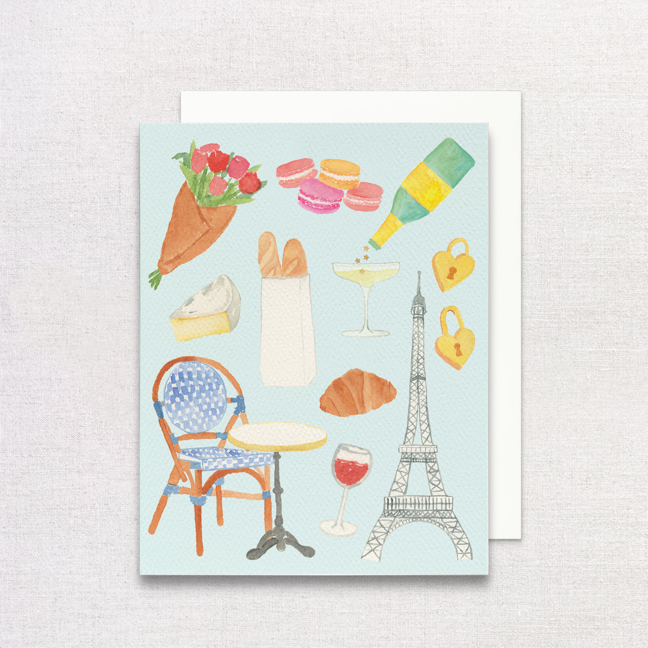 Paris Icons Greeting Card by Gert & Co