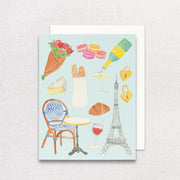 Paris Icons Greeting Card by Gert & Co