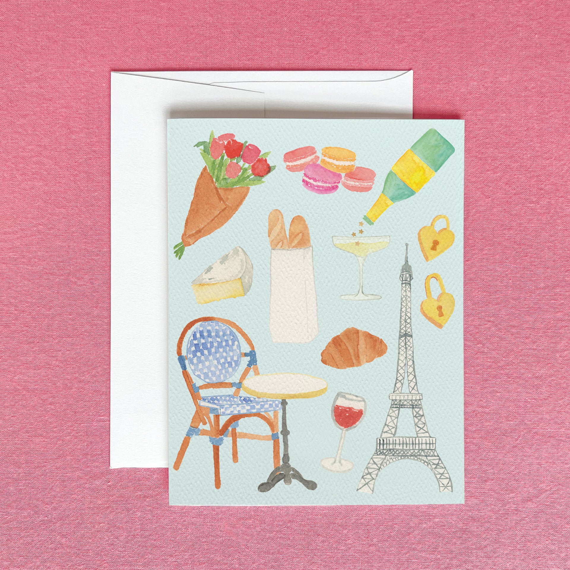 Paris Icons Greeting Card by Gert & Co