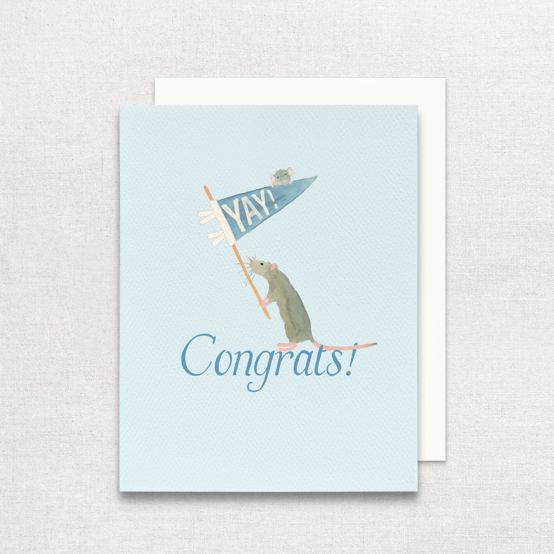 Congrats Rats Greeting Card by Gert & Co