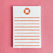 Vintage Life Preserver Notepad by Gert & Co