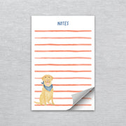 Yellow Lab Notepad by Gert & Co