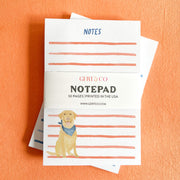 Yellow Lab Notepad by Gert & Co