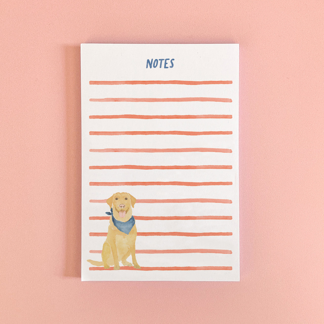 Yellow Lab Notepad by Gert & Co