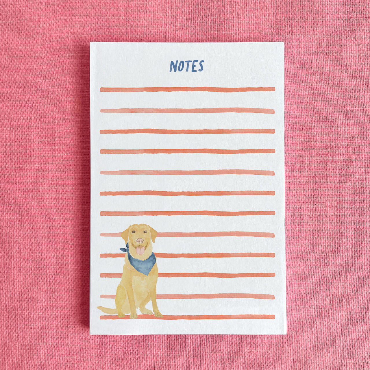 Yellow Lab Notepad by Gert & Co