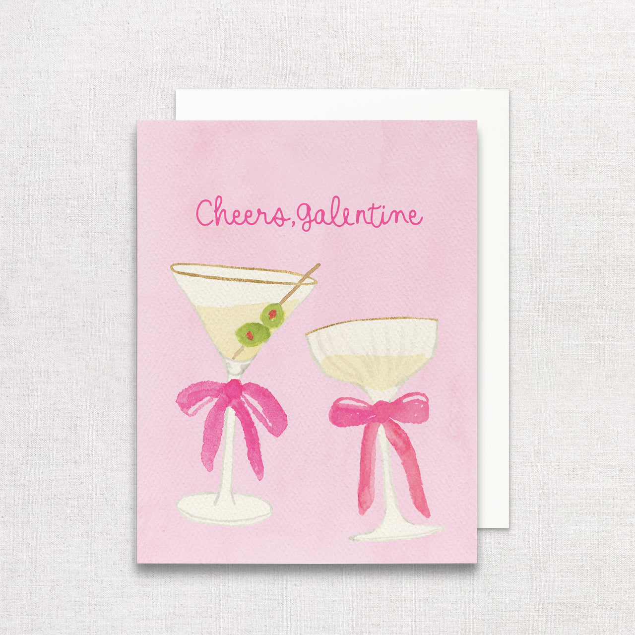 Cheers, Galentine Greeting Card by Gert & Co