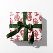 Holiday Lobster Gift Wrap by Gert & Co