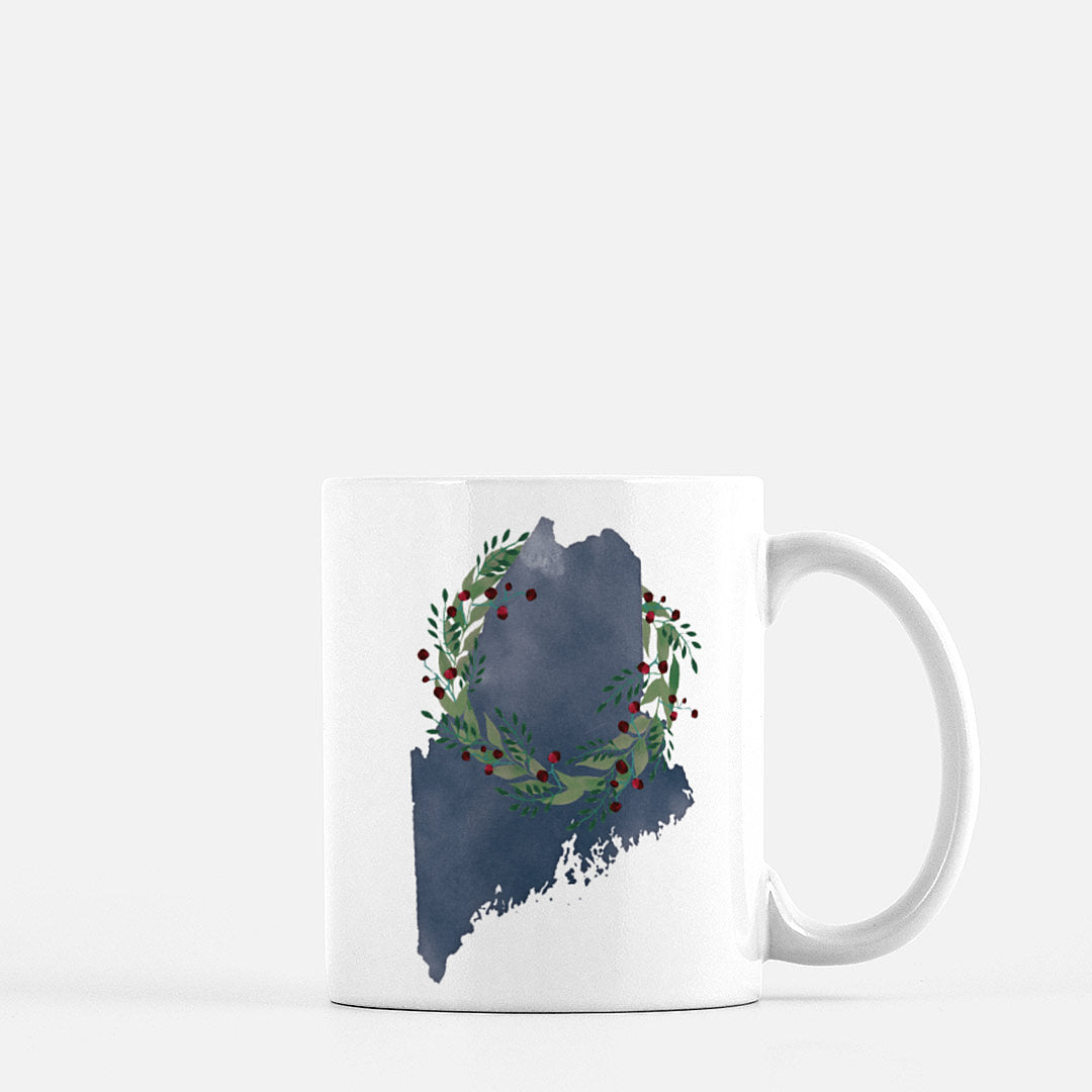 There's no place like Maine for the holidays Mug by Gert & Co